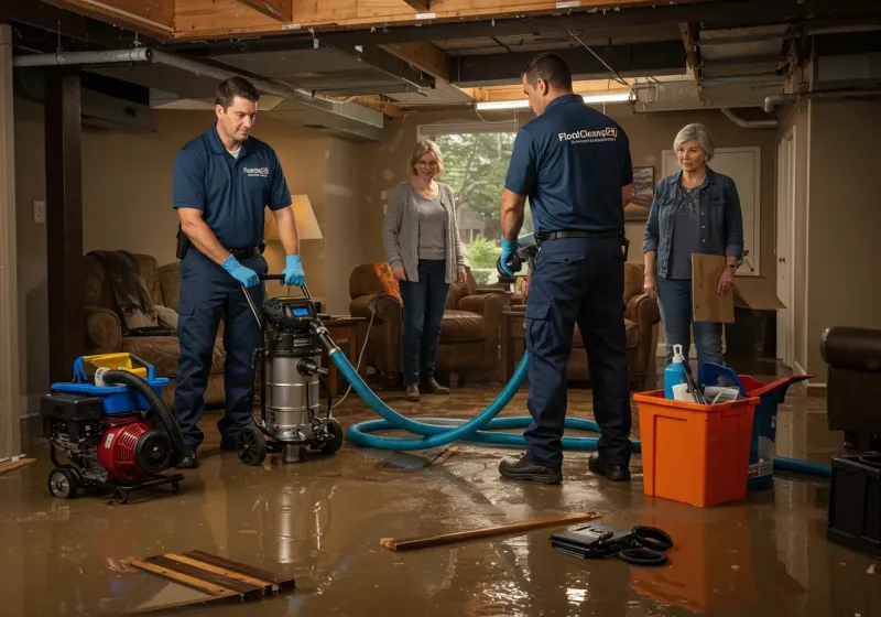 Basement Water Extraction and Removal Techniques process in Fort Polk South, LA